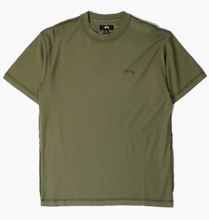 Футболка мужская Stussy Lazy Ss Tee Olive 1140283-0460