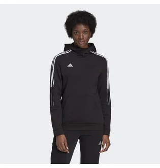 Кофта женская Adidas Tiro 21 Sweat Hoodie Black Gm7329
