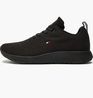 Кроссовки мужские Tommy Hilfiger Corporate Knit Rib Runner Black FM0FM02838