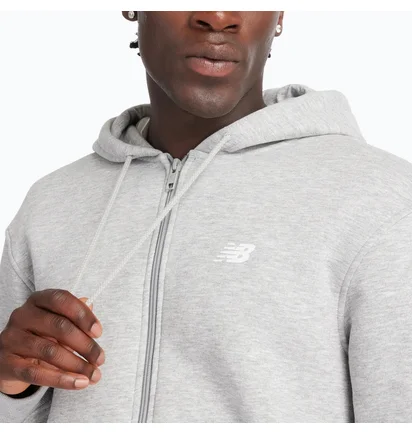 Толстовка чоловіча New Balance Sport Core Full Zip Grey MJ43902AG