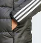 Парка мужская Adidas Essentials 3-Stripes Light Down Hooded Parka Black HZ8522