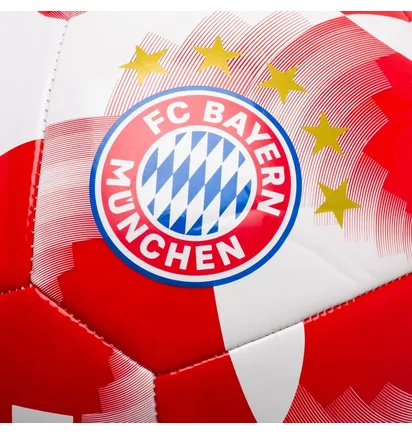 Футбольный мяч Adidas Bayern Munich Club White/Red JN7302
