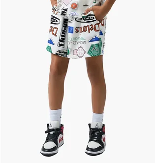 Шорты детские Air Jordan Essentials French Terry Printed White 95D743-782