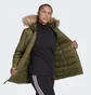 Парка женская Adidas Utilitas Hooded Parka Olive GT1692