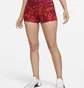 Шорты женские Nike Pro WomenS Mid-Rise 3 Printed Shorts Red FB5457-620