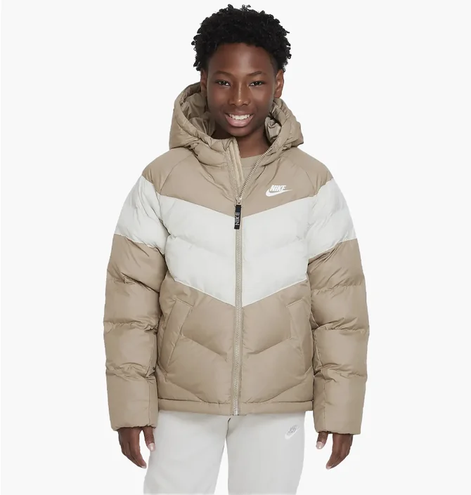 Пуховик детский Nike Sportswear Beige/White DX1264-247