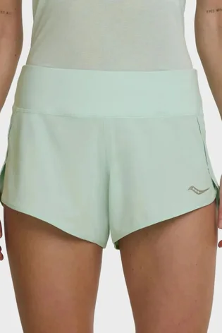 Шорти жіночі Saucony Outpace 2.5 Split Turquoise SAW800421-AQ
