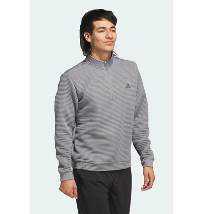 Кофта мужская Adidas Ultimate365 Dwr Textured Quarter Zip Grey IL0563