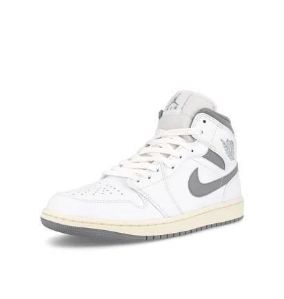 Кроссовки мужские Nike Air Jordan 1 Mid Neutral White 554724-135