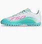 Сороконожки детские Adidas F50 Messi Club White/Turquoise JQ0949