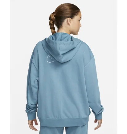 Куртка жіноча Nike Dri-Fit Get Fit WomenS Graphic Full-Zip Training Hoodie Light Blue DQ5536-440