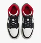 Кроссовки женские Air Jordan Retro 1 Mid Casual Shoes Black/White Bq6472-061
