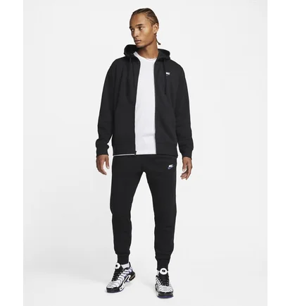 Толстовка чоловіча Nike M Nsw Club Dt Hoodie Fz Bb Black Dq8384-010