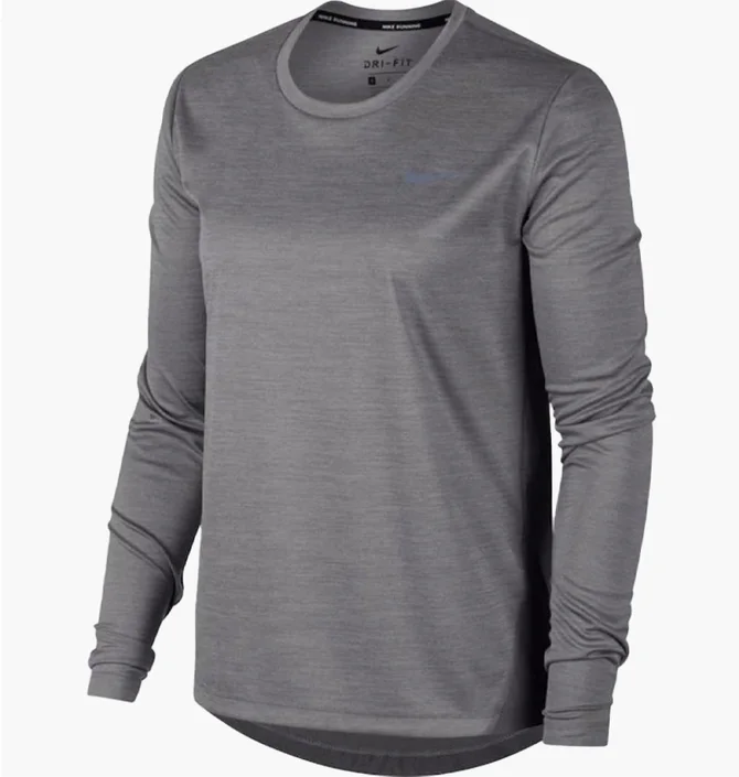 Лонгслів жіночий Nike Dri Fit Plus Running Grey DJ0953-056