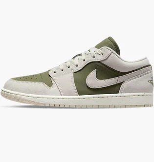 Кроссовки мужские Air Jordan 1 Low Se Beige/Olive HV4089-201
