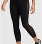 Леггинсы женские Nike W Np Df Mr 7/8 Mesh Tight Black FN4981-010