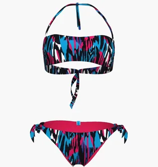 Купальник жіночий Arena Water Prints Bikini Bandeau Multi 007083-501