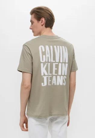 Футболка мужская Calvin Klein T-Shirt Painted Beige J30J327523