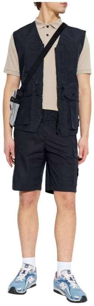Шорти чоловічі Stone Island Tela Paracadute Black L1S15L100020-S0003-V0020