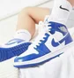 Кроссовки женские Air Jordan 1 Mid Kentucky Blue BQ6472-104