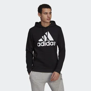 Худи мужское Adidas Essentials Fleece Big Logo Hoodie Black GK9220