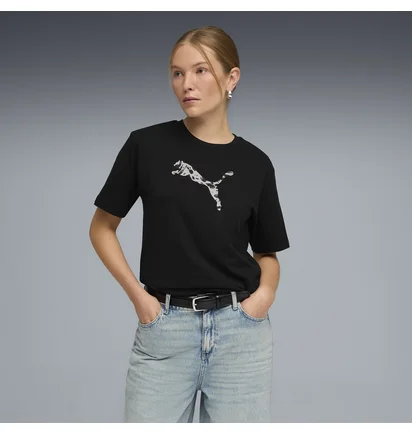 Футболка женская Puma Ess Graphic Animal Black 691821-01