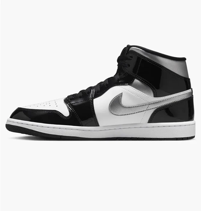 Кроссовки мужские Air jordan 1 Mid S E MenS Shoes Black/White HV0789-010