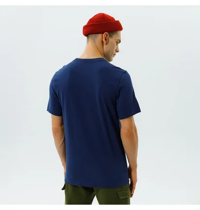 Футболка чоловіча Air Jordan T-Shirt Paris Saint-Germain Wordmark Blue DB6510-410
