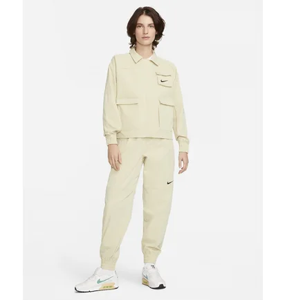 Куртка жіноча Nike Sportswear Swoosh Beige Fd1130-783