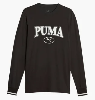Лонгслів чоловічий Puma Squad Longsleeve Tee Black 676015-01