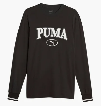 Лонгслив мужской Puma Squad Longsleeve Tee Black 676015-01