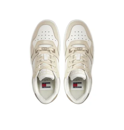 Кросівки жіночі Tommy Hilfiger Tjw Retro Basket Tonal Logo White/Beige EN0EN02483-ACG