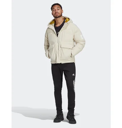 Пуховик чоловічий Adidas Big Baffle Down Jacket Beige HN9929