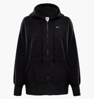Толстовка жіноча Nike W Nsw Phnx Plsh Fz Hdy Black FZ1267-010