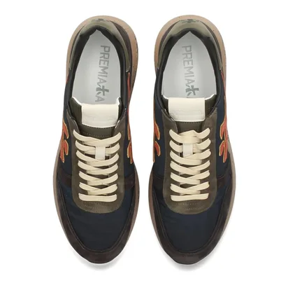 Кроссовки мужские Premiata Blue/Brown VAR-7721