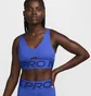 Топ жіночий Nike Pro Indy Plunge Blue HF7324-405