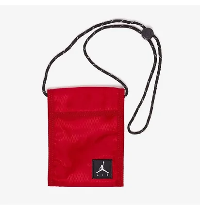 Кошелек унисекс Air Jordan Tri-Fold Pouch Light Strap Red 9A0325-R78