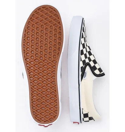 Кеды унисекс Vans Classic Slip-On Beige/Black VN000EYEBWW1M