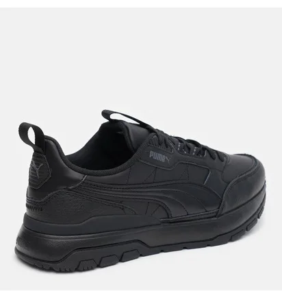 Кроссовки унисекс Puma R78 Trek Lth Black 38320201