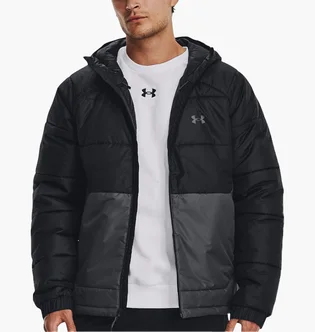 Куртка мужская Under Armour Hooded Jacket Ua Strm Ins Hd Jkt-Blk Black 1380872-001