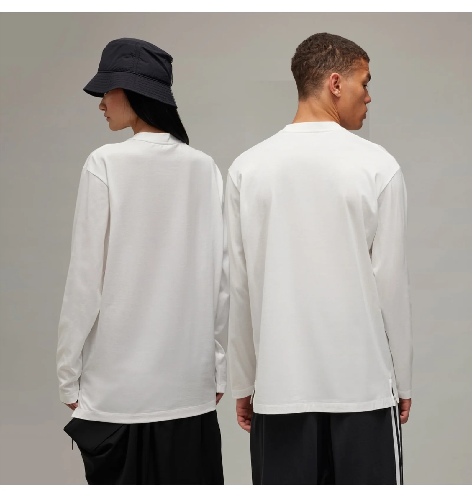 ᐉ Лонгслив унисекс Adidas Y-3 Long Sleeve Tee White JD9832
