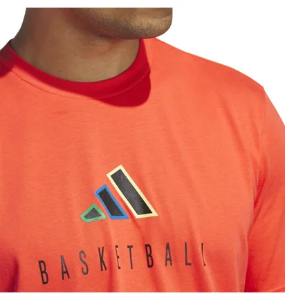 Футболка мужская Adidas Wwh Logo G T Orange IY1156