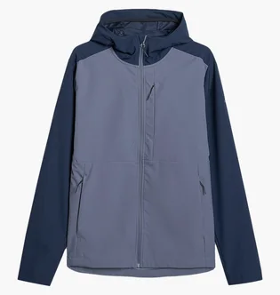 Куртка чоловіча 4F Windproof Softshell Neodry 8000 Blue 4FRSS25TSOFM436-32S
