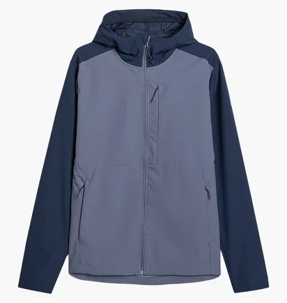 Куртка чоловіча 4F Windproof Softshell Neodry 8000 Blue 4FRSS25TSOFM436-32S