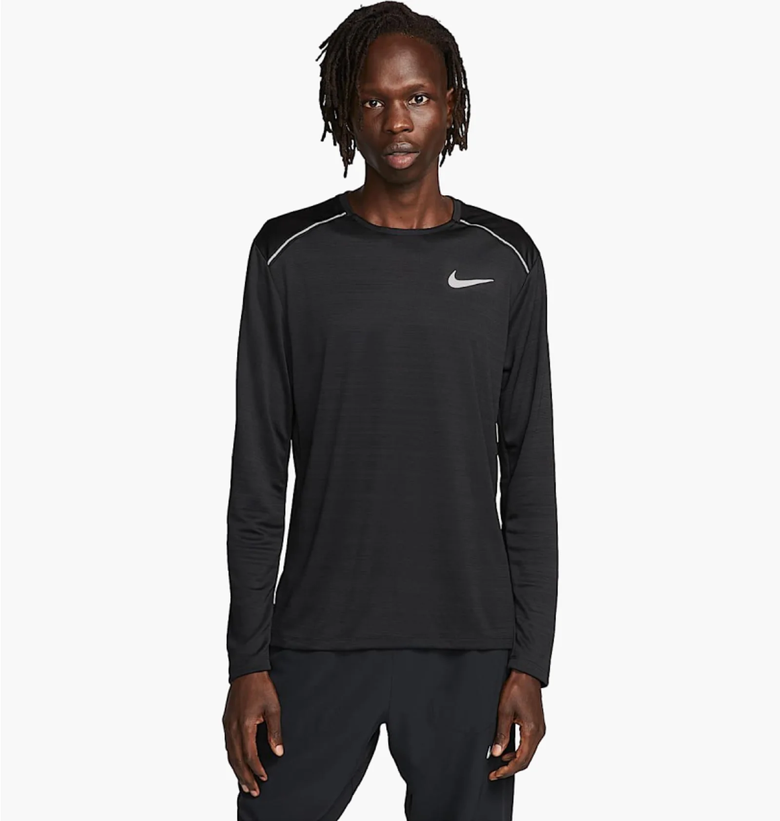 ᐉ Лонгслив мужской Nike Dri-Fit Miler Black CU0318-010 - купить в