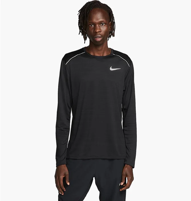 Лонгслив мужской Nike Dri-Fit Miler Black CU0318-010