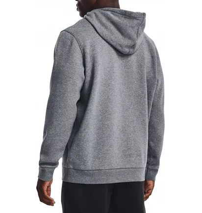 Худи мужское Under Armour Hooded Sweatshirt Ua Essential Fleece Hoodie-Gry Grey 1373880-012
