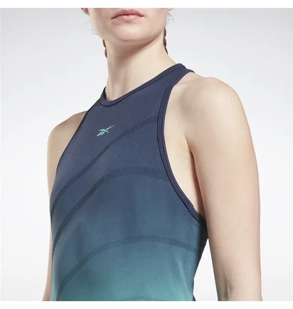 Майка женская Reebok United By Fitness Seamless Tank Top Turquoise Gr9036