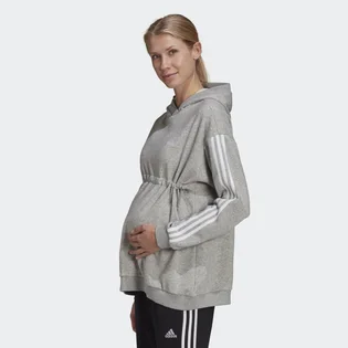 Худі жіноче Adidas Essentials Cotton 3-Stripes Hoodie (Maternity) Grey Hd6755