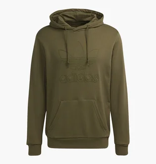 Худи мужское Adidas Graphics Trefoil Series Hoodie Olive H13499